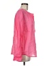 J.Crew 100% Ramie Pink Long Sleeve Blouse Size M - photo 4