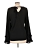 Pleione Black Long Sleeve Blouse Size L - photo 2