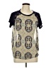 Wishful Park 100% Polyester Blue Short Sleeve Blouse Size L - photo 1