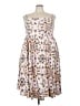 Torrid Print Ivory Cocktail Dress Size 3X Plus (3) - photo 1