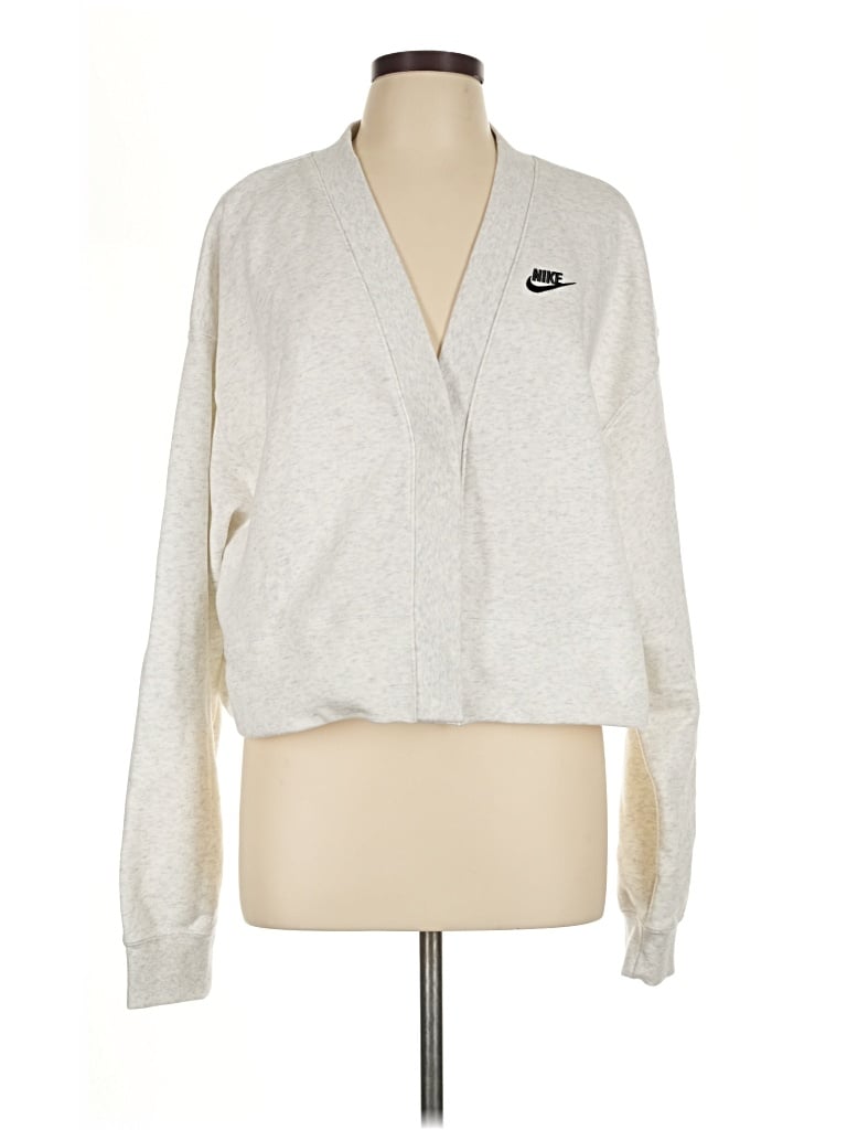 Pre-owned Nike Track Jacket In Gray