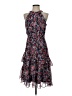 BCBGMAXAZRIA 100% Polyester Floral Blue Cocktail Dress Size 2 - photo 1