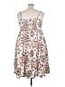 Torrid Print Ivory Cocktail Dress Size 3X Plus (3) - photo 2