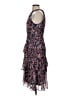 BCBGMAXAZRIA 100% Polyester Floral Blue Cocktail Dress Size 2 - photo 5