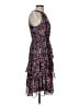 BCBGMAXAZRIA 100% Polyester Floral Blue Cocktail Dress Size 2 - photo 4
