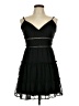 Row A 100% Polyester Black Cocktail Dress Size L - photo 1