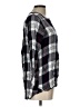 Westbound Plaid Black 3/4 Sleeve Button-Down Shirt Size L - photo 4