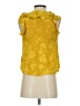 Joie Yellow Sleeveless Blouse Size S - photo 2