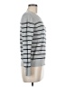 Nautica 100% Cotton Stripes Silver Pullover Sweater Size M - photo 4