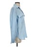 Babaton 100% Lyocell Blue Long Sleeve Blouse Size S - photo 4