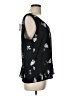 Sioni 100% Polyester Black Sleeveless Blouse Size L - photo 4