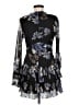 ASOS 100% Polyurethane Black Cocktail Dress Size 6 - photo 2