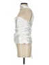 Zara 100% Polyester Silver Sleeveless Blouse Size S - photo 5