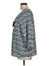 Grayson Teal 3/4 Sleeve Blouse Size L (estimated) - photo 5