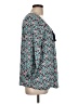 Grayson Teal 3/4 Sleeve Blouse Size L (estimated) - photo 4