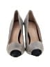 Tory Burch 100% Leather Gray Heels Size 9 1/2 - photo 2