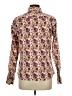 Eddie Bauer Floral Purple Long Sleeve Blouse Size L - photo 2