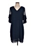 Sam Edelman 100% Polyester Blue Casual Dress Size 10 - photo 1