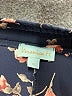 Veronica M. Floral Black Blue Casual Pants Size S - photo 7