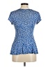 XXI 100% Rayon Blue Short Sleeve Blouse Size M - photo 2