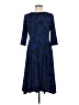 Lbisse Paisley Blue Cocktail Dress Size M - photo 2