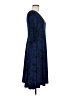 Lbisse Paisley Blue Cocktail Dress Size M - photo 4