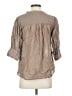 Assorted Brands 100% Linen Tan 3/4 Sleeve Button-Down Shirt Size XS - photo 2