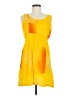 Rain Tropical Yellow Cocktail Dress Size M - photo 1