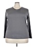 Real Essentials Gray 3/4 Sleeve T-Shirt Size 3X - photo 1