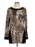 Style&Co Animal Print Gold Long Sleeve Blouse Size L - photo 1
