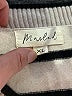 Marled Stripes Ivory Pullover Sweater Size XL - photo 7