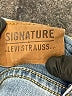 Levi Strauss Signature Solid Blue Jeans Size 8 - photo 3