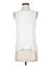 Halogen White Sleeveless T-Shirt Size S - photo 1