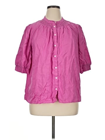 Boden 3/4 Sleeve Button-Down Shirt (view 1)