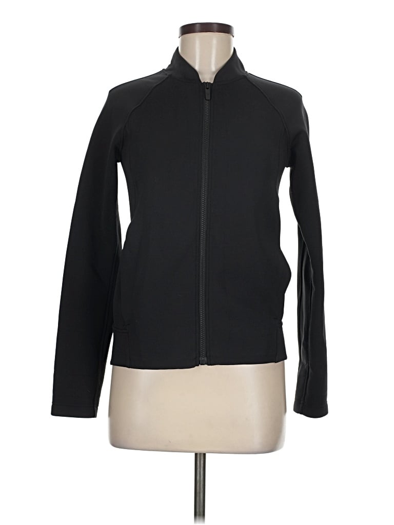 Pre-owned Lululemon Athletica Cardigan Sweater In Black