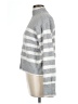 Ultra Flirt Stripes Gray Turtleneck Sweater Size L - photo 5