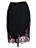 Kay Unger 100% Polyester Black Formal Skirt Size 10 - photo 2