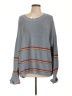 FP BEACH Stripes Gray Pullover Sweater Size L - photo 1