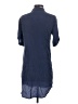 Equipment 100% Rayon Blue 3/4 Sleeve Button-Down Shirt Size XS - photo 2