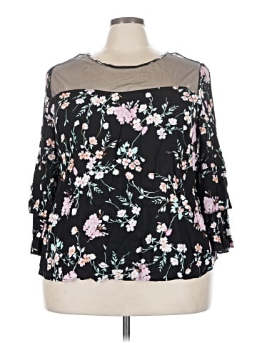 Unique Spectrum 3/4 Sleeve Blouse (view 1)