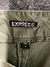Express Solid Green Khaki Shorts Size 6 - photo 3