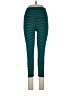 DYI Define Your Inspiration Stripes Teal Leggings Size L - photo 1