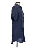 Equipment 100% Rayon Blue 3/4 Sleeve Button-Down Shirt Size XS - photo 4