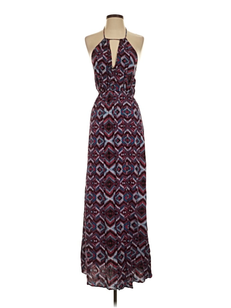 Pre-owned Forever 21 Casual Dress In Burgundy