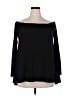Leith Black Long Sleeve Blouse Size XL - photo 1