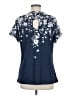 Unbranded Blue Short Sleeve Blouse Size M - photo 2