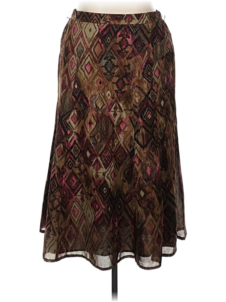 Pre-owned Requirements Casual Skirt In Brown