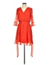 Fourteenth Place 100% Polyester Orange Cocktail Dress Size M - photo 1