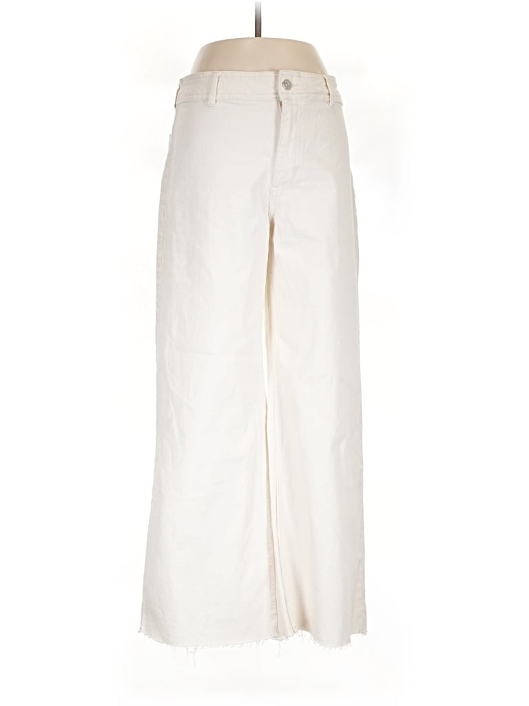 Pre-owned Mng Jeans In Ivory