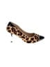 Antonio Melani 100% Leather Animal Print Brown Heels Size 8 - photo 1